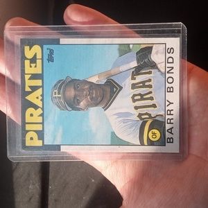 Barry bonds baseball card